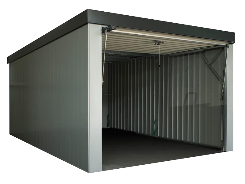 FERTIGGARAGE VERPUTZT
