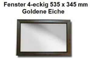 4 eckig 535 x 345 mm Goldene Eiche