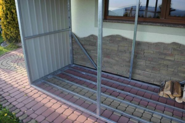 Kaminholzregal Holzunterstand 8