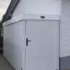 Motorradgarage Metall mit Schiebesystem 1