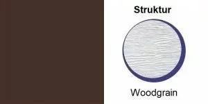 RAL 8017 Schokoladenbraun Struktur Woodgrain