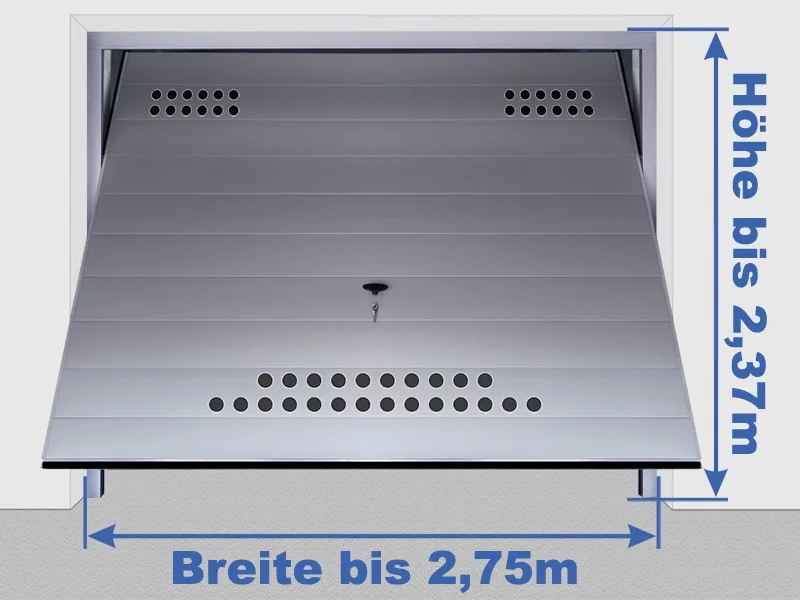 Schwingtor fur Tiefgaragen nach Mas