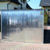 Mehrzweckschuppen Metall mit Schwingtor