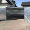 Mehrzweckschuppen Verzinkt mit Zweifluegeltor