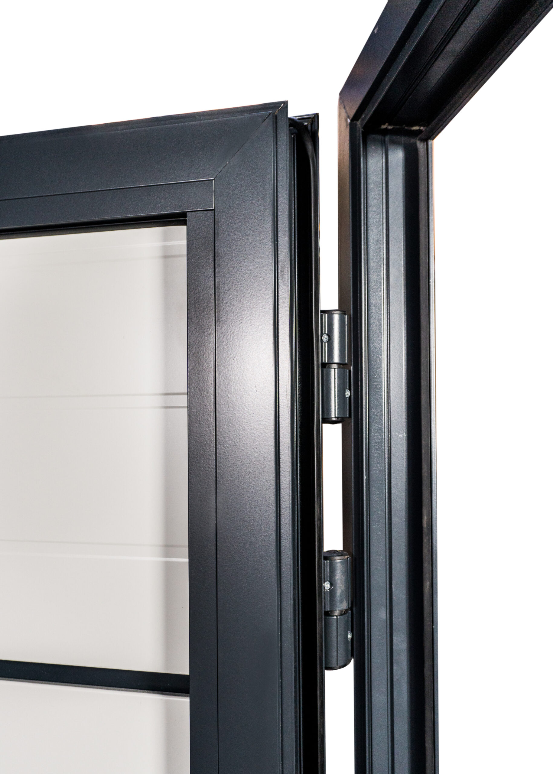 Zweiflügeltor Alu nach Maß aus ISO 40 Sektionaltor Sandwichpaneelen – Bild 5