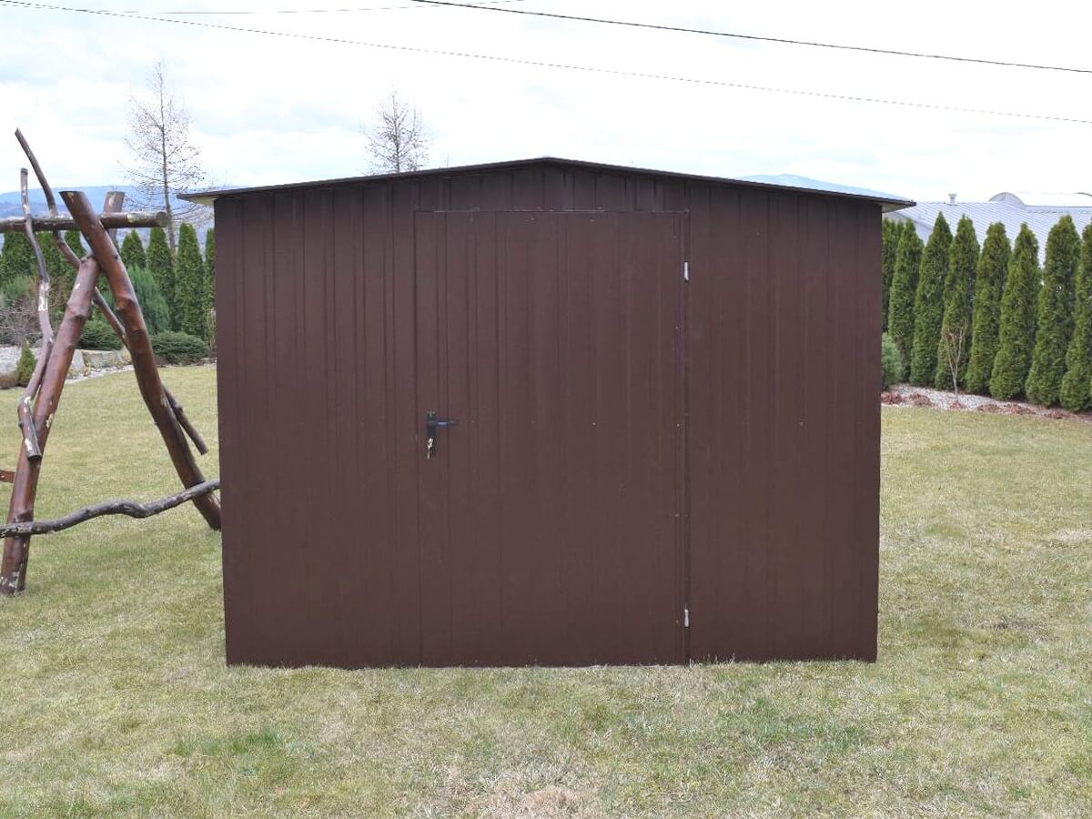 Gartenhaus aus Metall